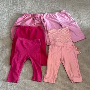Pink Baby Leggings Set